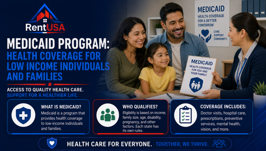 Medicaid Program: Health Coverage for Low Income Individuals and Families
